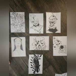 Spooky 4x6 art prints